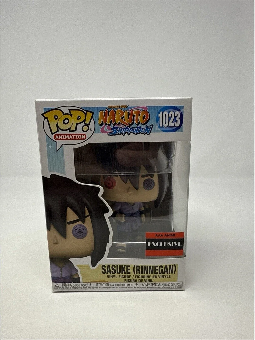 Funko Pop! Vinyl: Naruto Shippuden - Sasuke (Rinnegan) + Pop Protector Near Mint